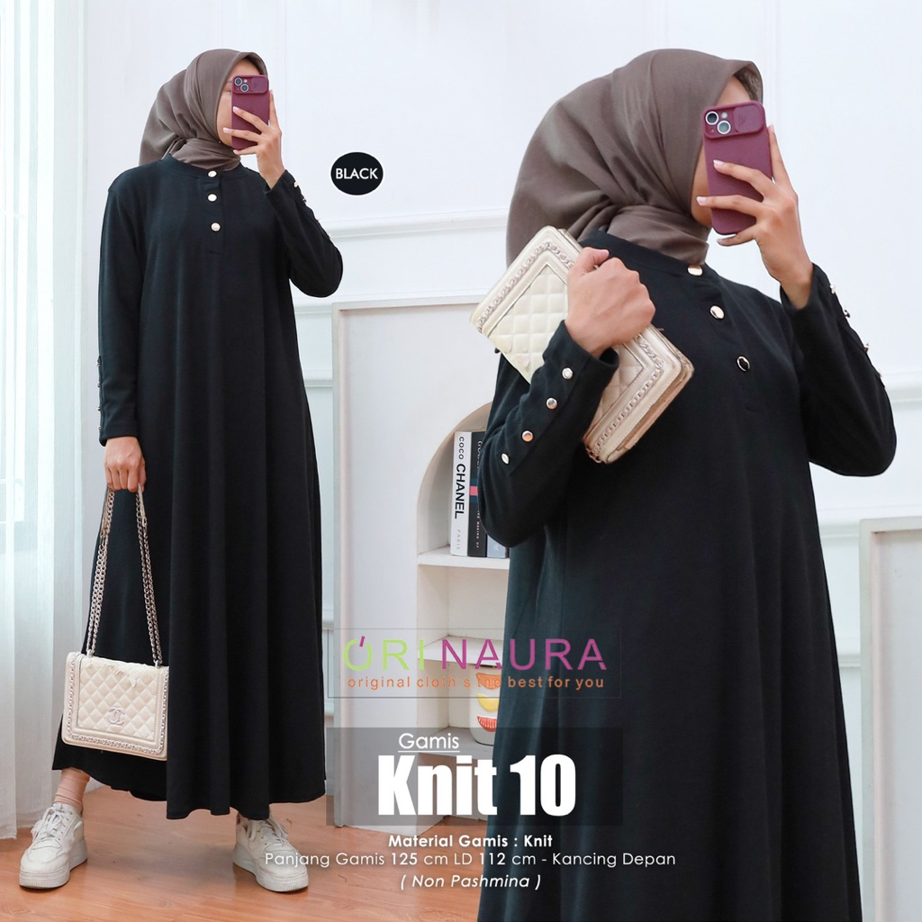 GAMIS KNIT ORIGINAL BY ORI NAURA dress kaos basic polos | REGA MIDI • QAISARA • mididress dress ngat