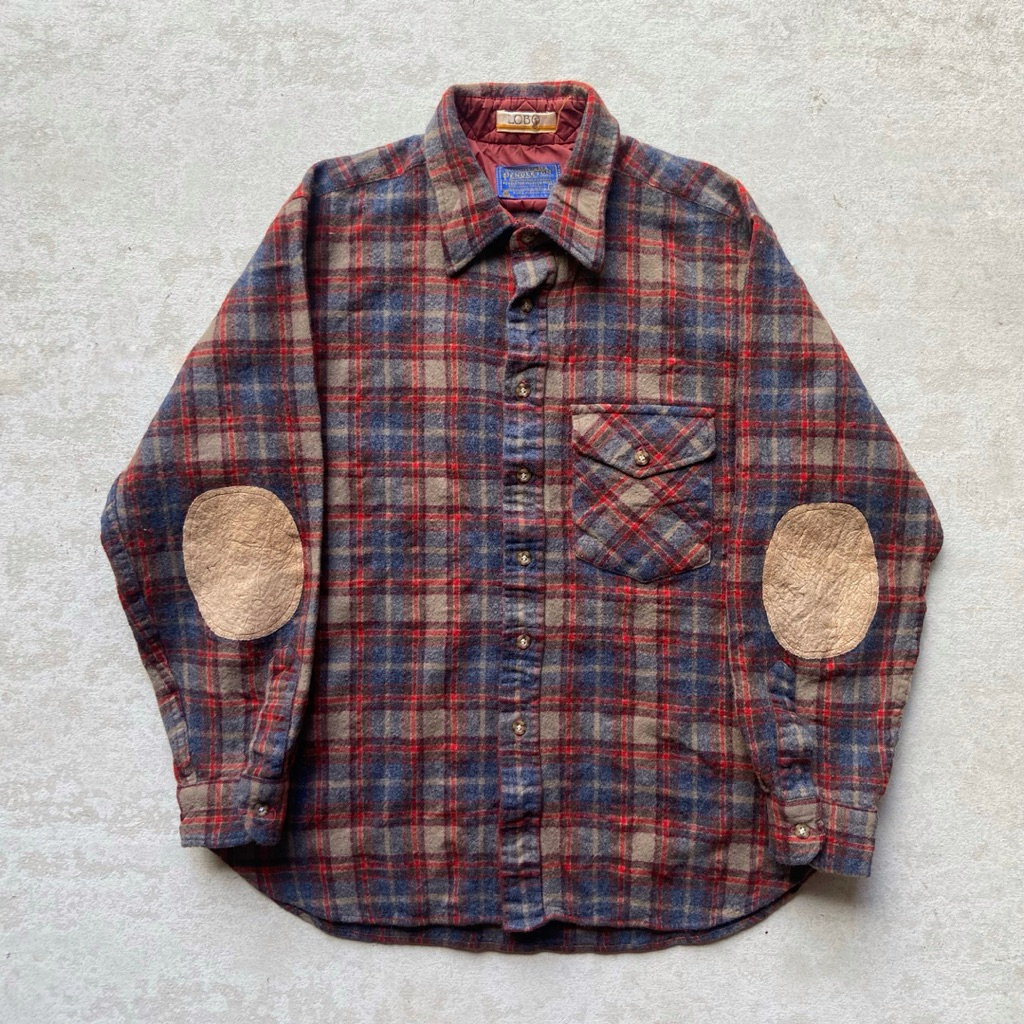 Vintage 1970's Lobo by Pendleton Wool Shirt