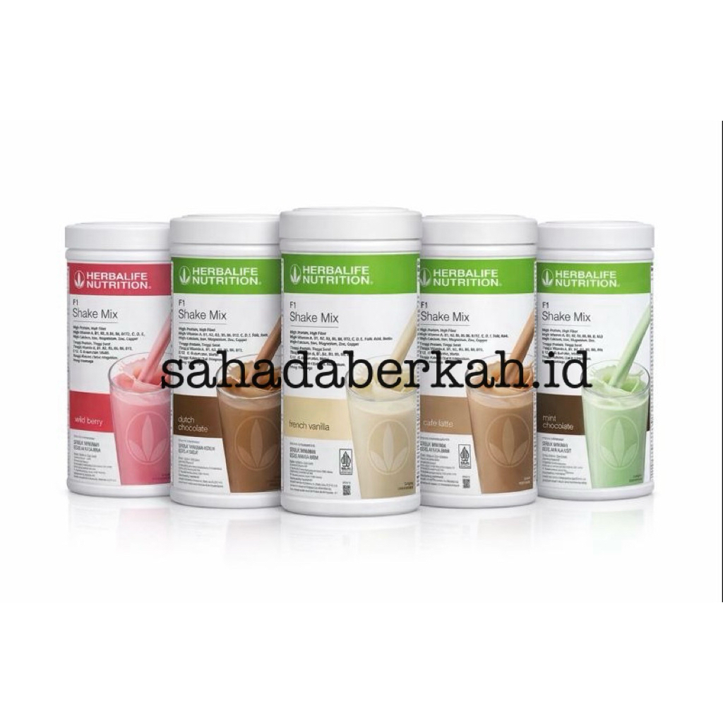 (ORIGINAL 100% - BARCODE DIPOTONG) SHAKE MIX F1 HERBALIFE