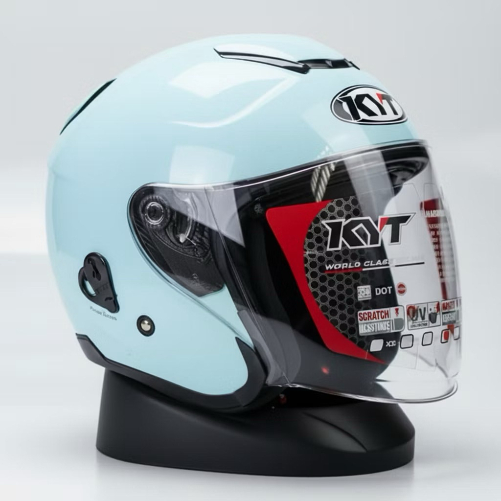 HELM KYT KYOTO ORIGINAL MERK SKS MIRIP ORI SKS SNI BONUS STIKER