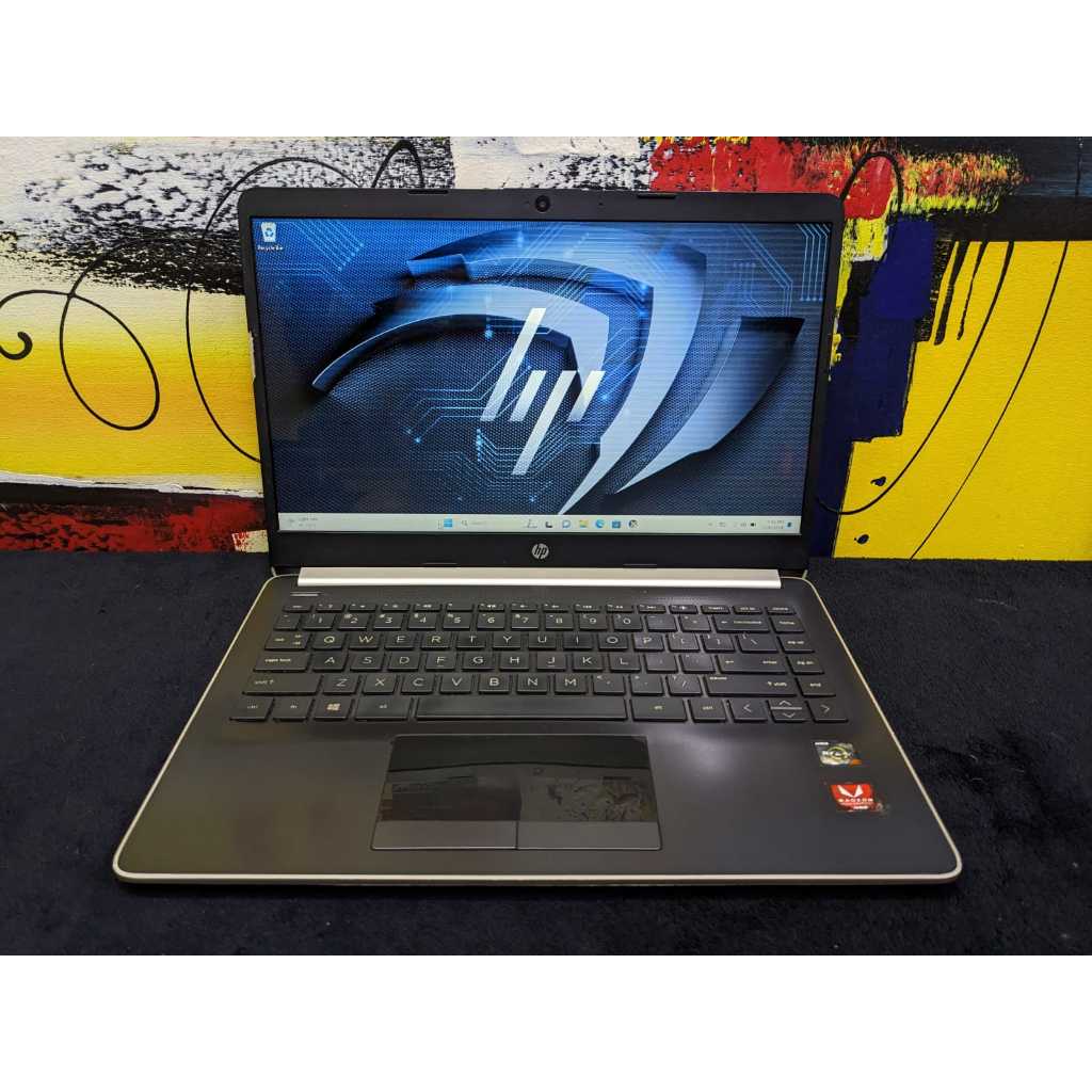 Laptop HP 14 Ryzen 5 3500U 8/512 Siap Pakai