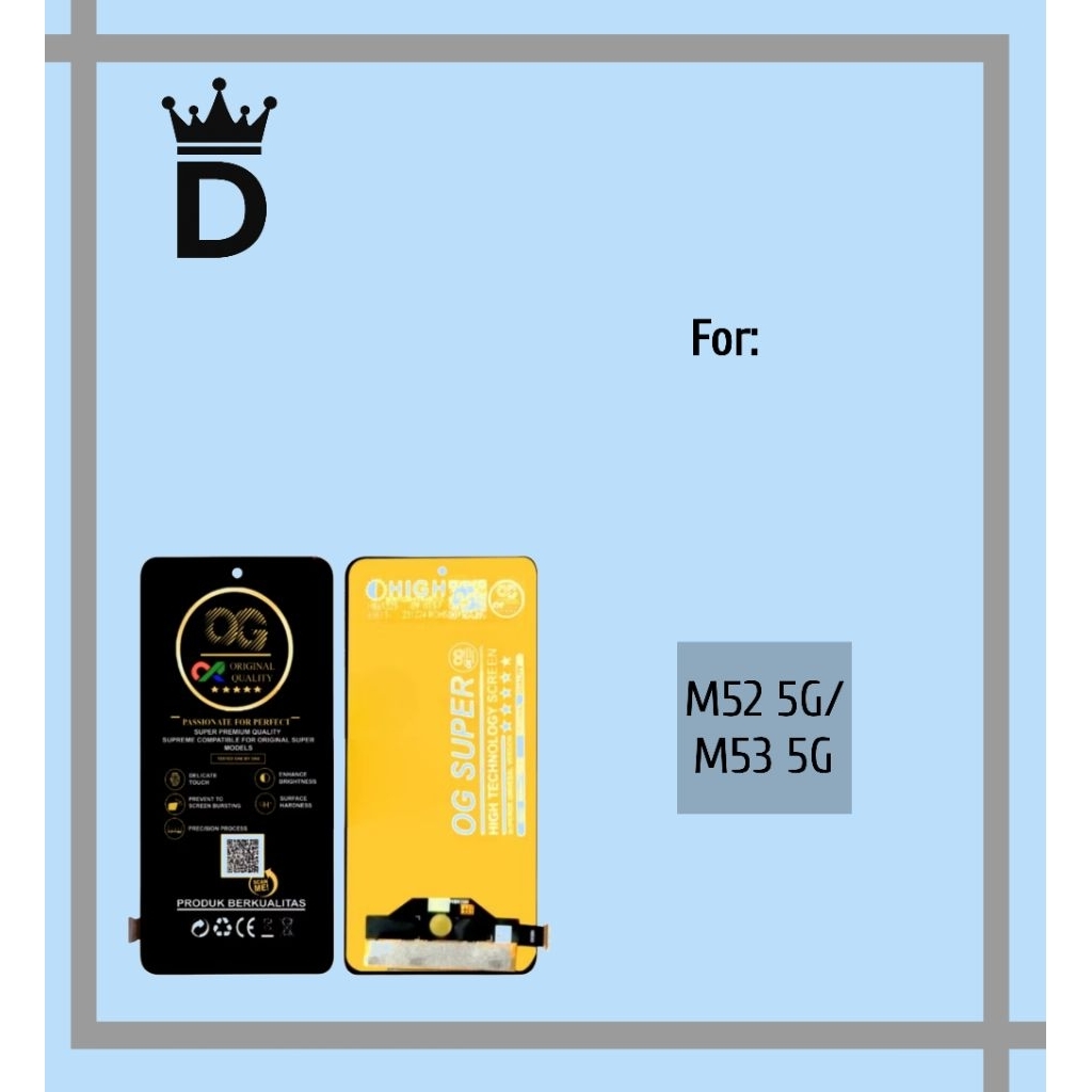 LCD TOUCHSCREEN SAMSUNG M52 5G/M53 5G FULLSET