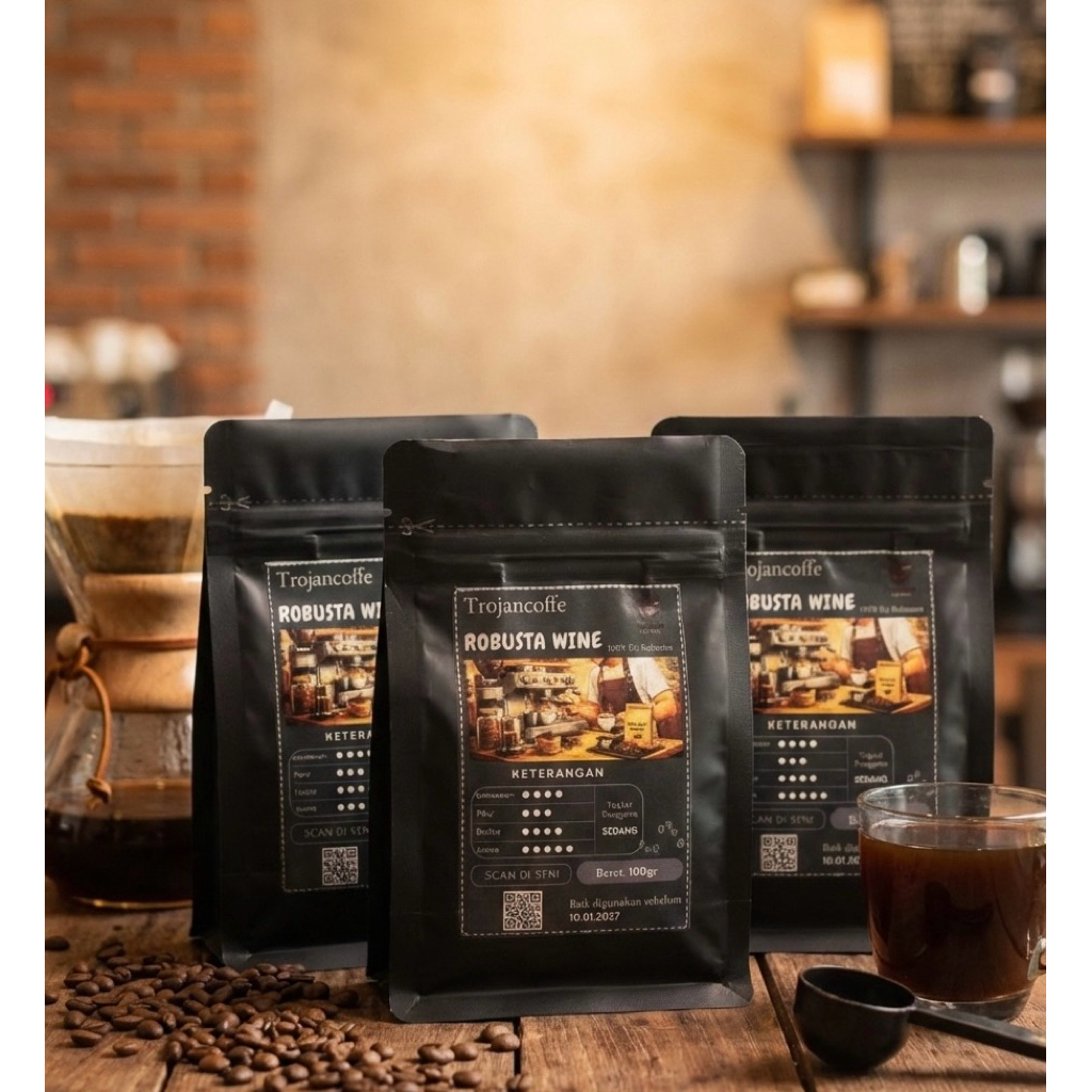 Kopi Robusta Wine 100% Robusta