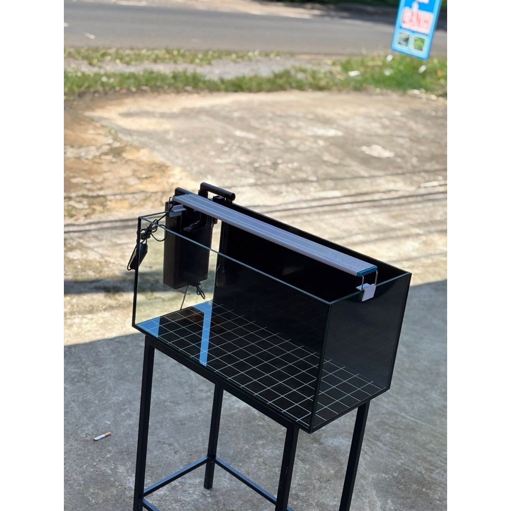 Aquarium kaca 60cm Paket Lengkap