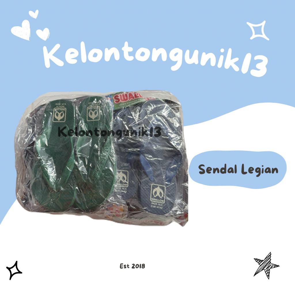 sendal swallow legian / sendal jepit legian / sendal pria dan wanita / sandal jepit unisex