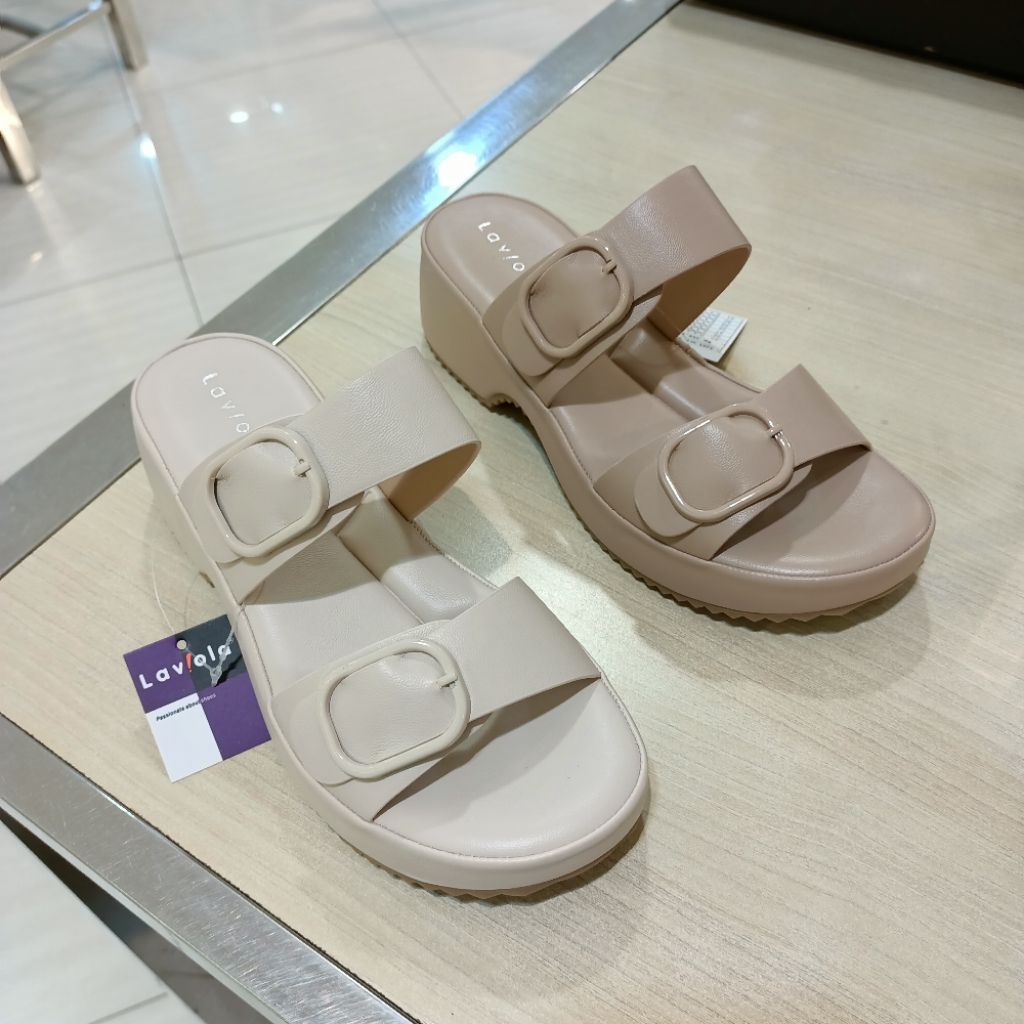 sandal wanita wedges 5cm anti slip LAVIOLA original