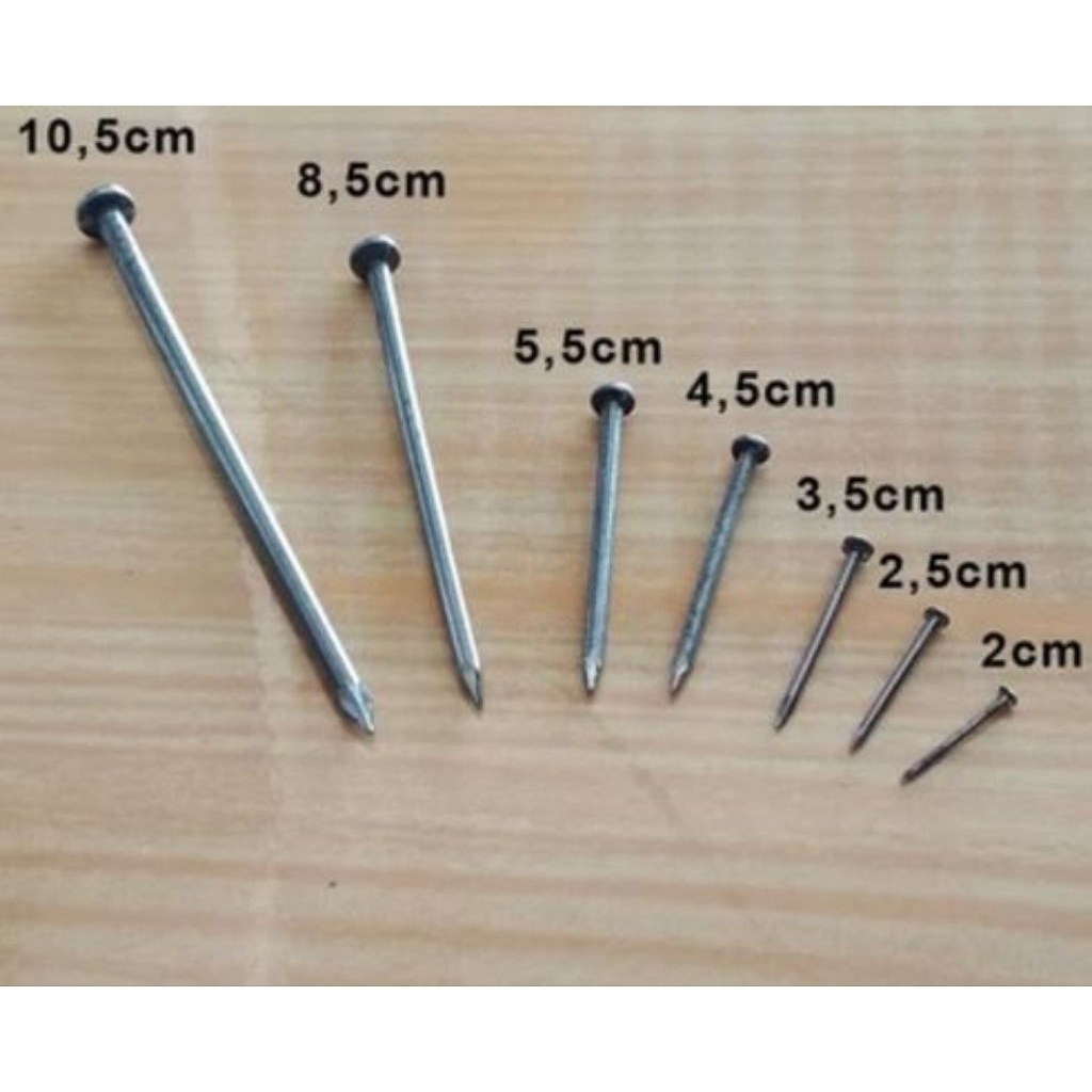 paku kayu (1kg) /paku triplek/paku pring bambu