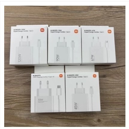 Charger Xiaomi Bisa Untuk Colokan Type c 67W / 90W / 120W Colokan Type C Original / Fast Charger Com
