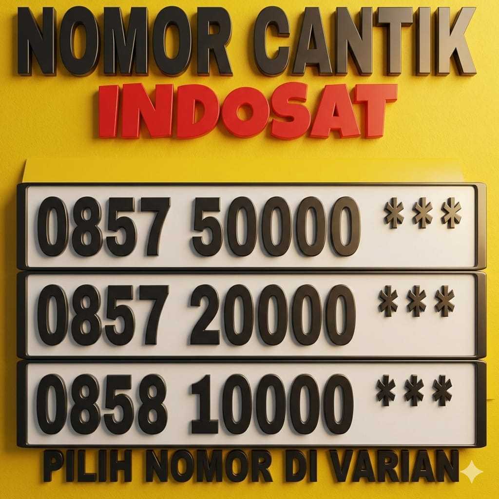 nomor cantik kartu perdana indosat im3 0000