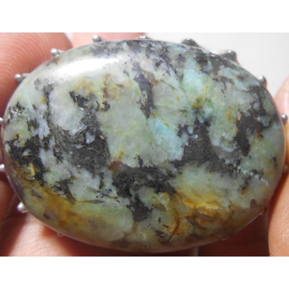 cincin natural pirus turquoise afrika motif lafadz Allah