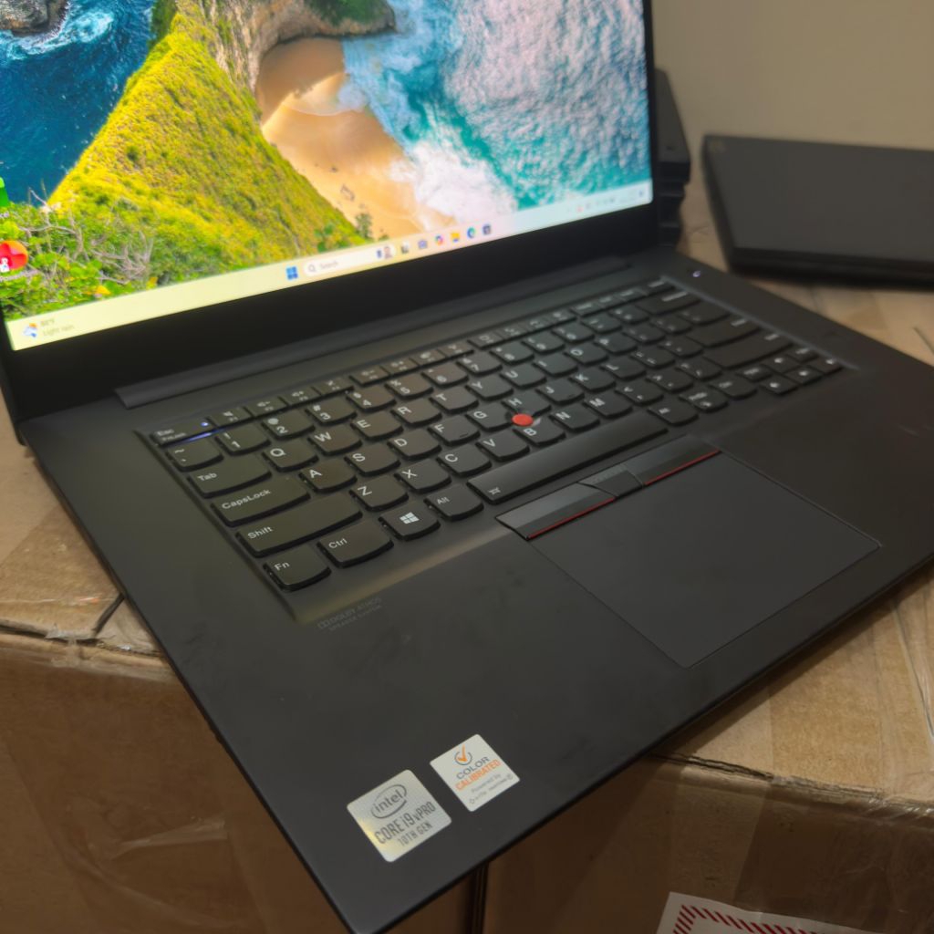 laptop editing rendering desain Lenovo thinkpad P1 G3 intel core i9 gen 10 ram 32gb ssd 1tb original
