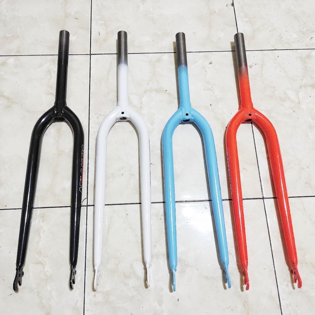 Garpu Sepeda Fixie Balap Roadbike 700c Ukuran Standart Model Drat Ulir
