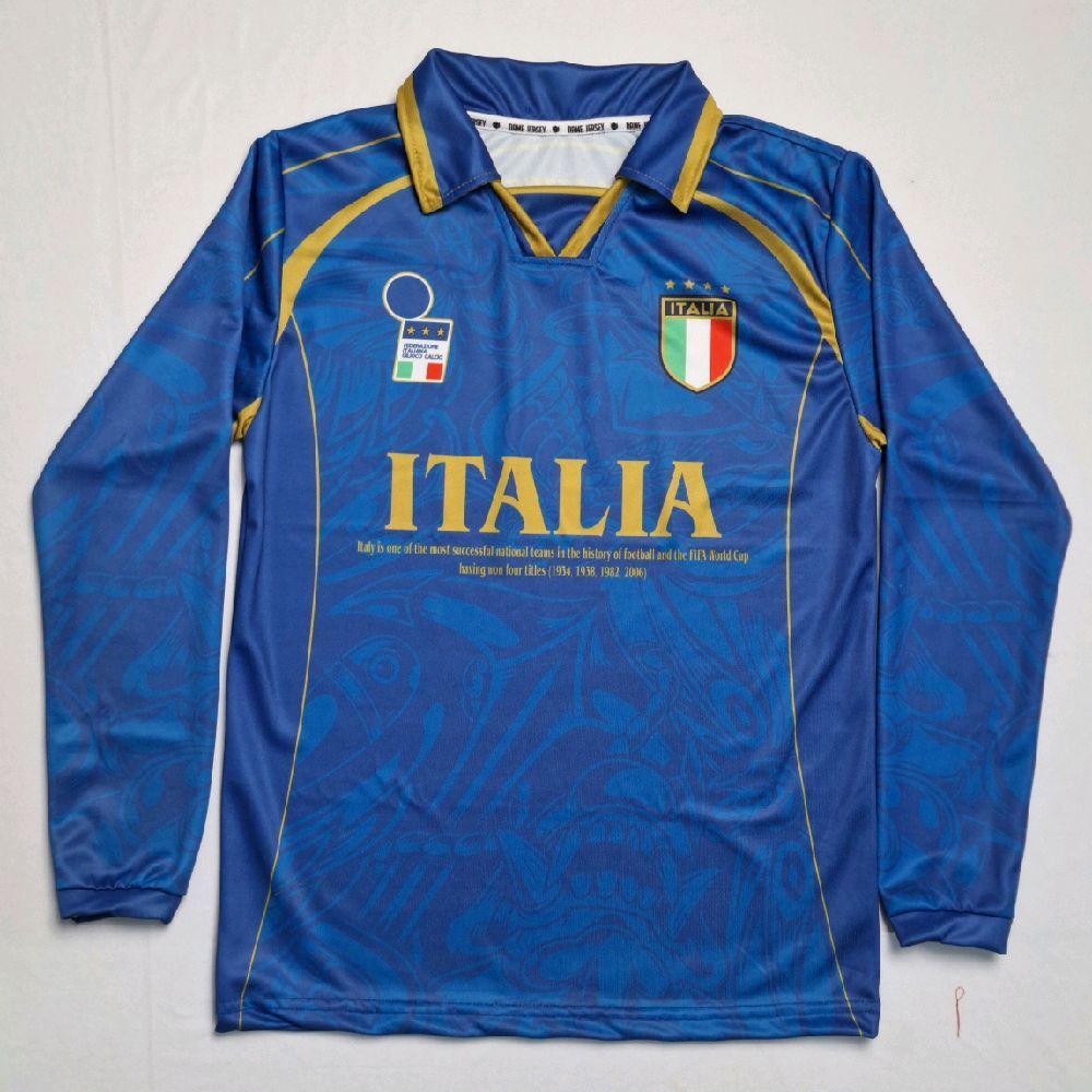 Jersey Dame//Jersey Italy LongSleeve//Jersey Vintage//Jersey Futsal//Jersey Band