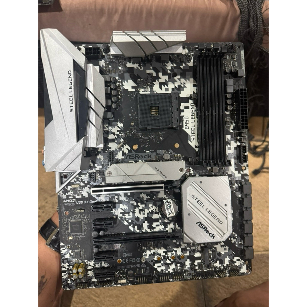 mobo amd am4 b450 steel legend