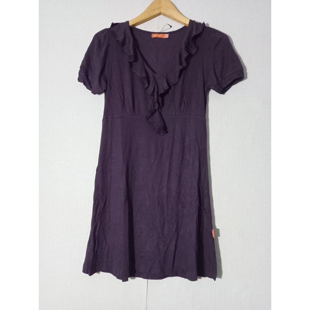 Dual - Dress Ungu Tua Size S