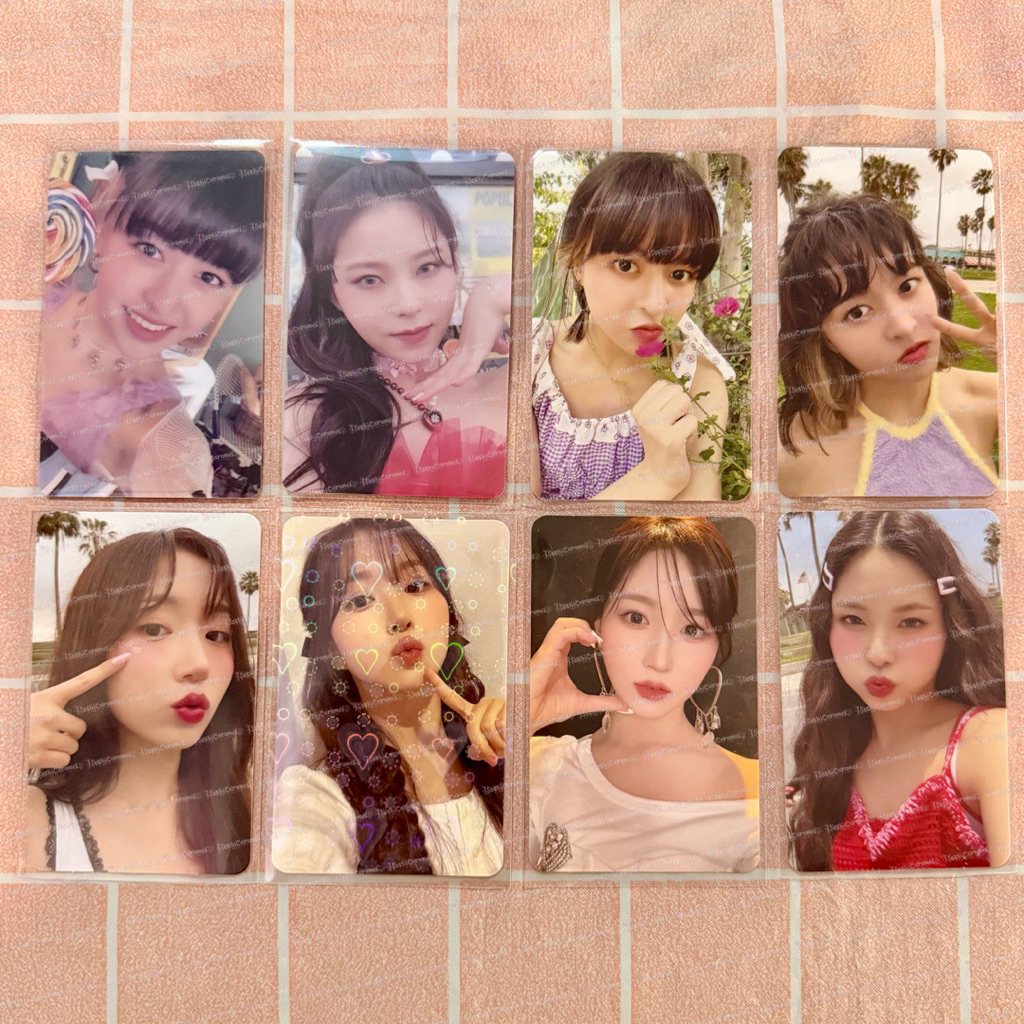 [ BACA DESC ] PC PHOTOCARD NMIXX AD MARE LUCKY DRAW LD POB MIXXPEDIA PICK LA ENTWURF LILY HAEWON KYU