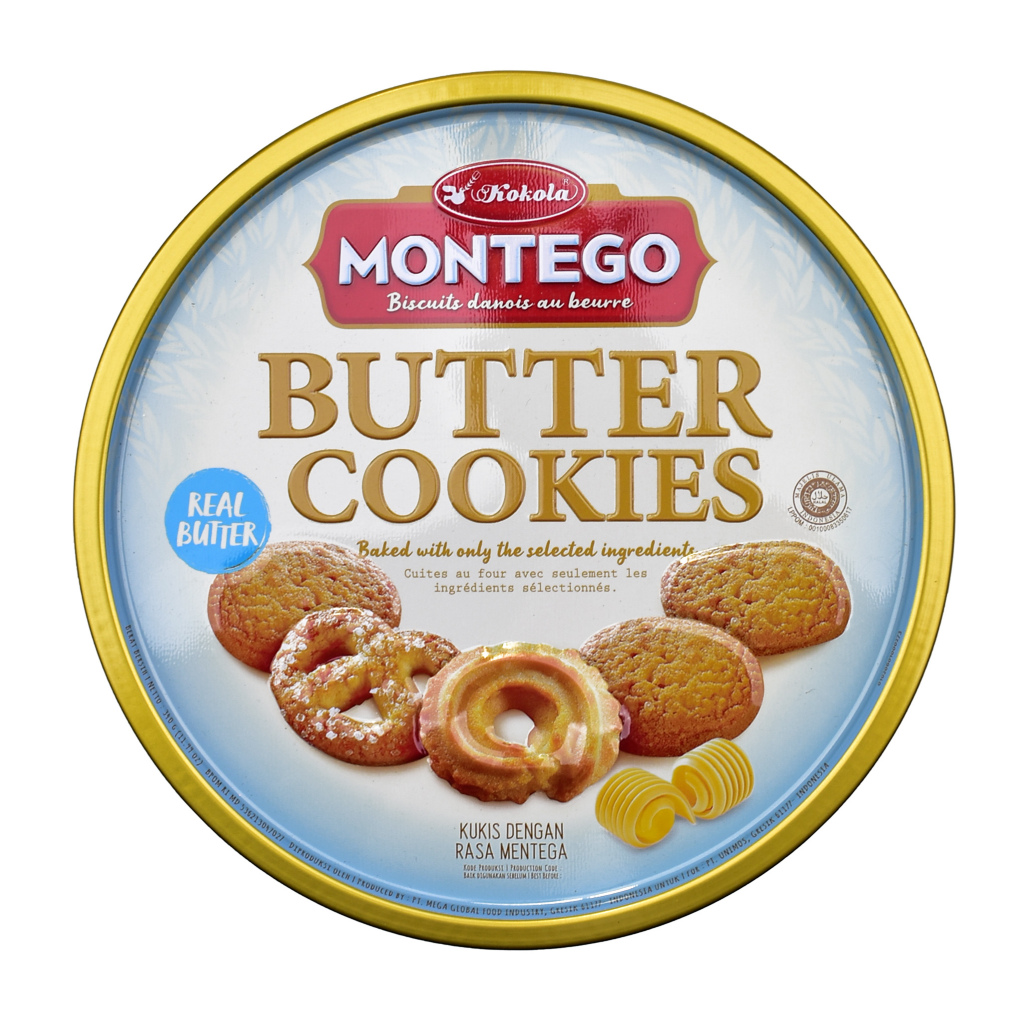 BISKUIT KUKIS MENTEGA KOKOLA MONTEGO BUTTER COOKIES 340 GR