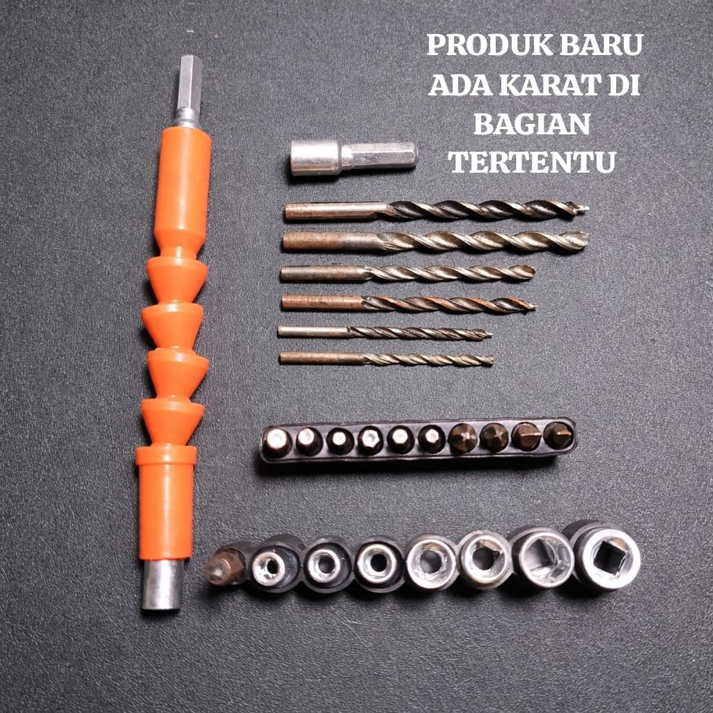Set Mata Bor & Obeng Lengkap | Aksesori Bor Serbaguna – Produk Baru