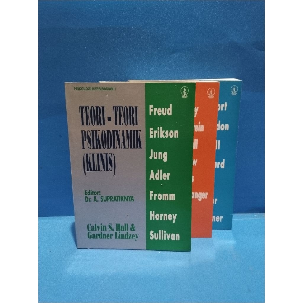 Buku original PSIKOLOGI KEPRIBADIAN 1-3 by Calvin S Hall