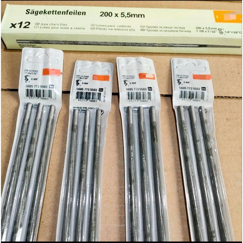 Kikir Bulat Stihl 5.5mm Chain Shaw STIHL Original (12pcs)