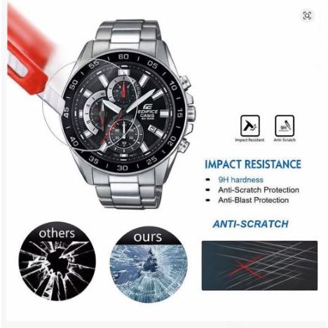 g0nur  tempered glass for CASIO EDIFICE EFV-550D-1AV EFV 550 550D 1AV EFV-550P-1AV anti gores jam ta
