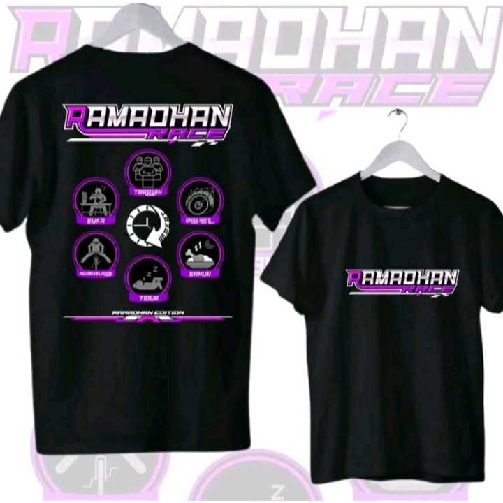 KAOS RAMADHAN RACE EDITION Baju kaos pria racing / Kaos Ramadhan Race