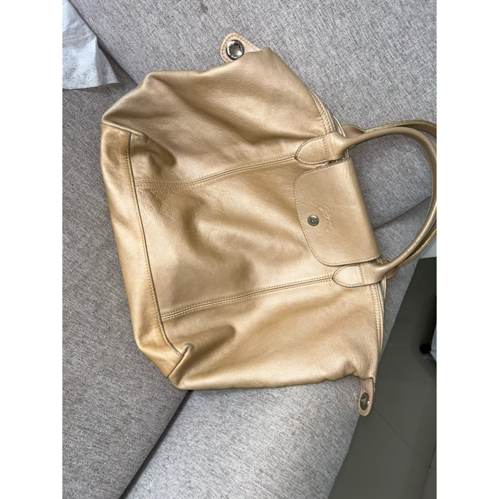 LC cuir kulit asli ori gold minus talpan