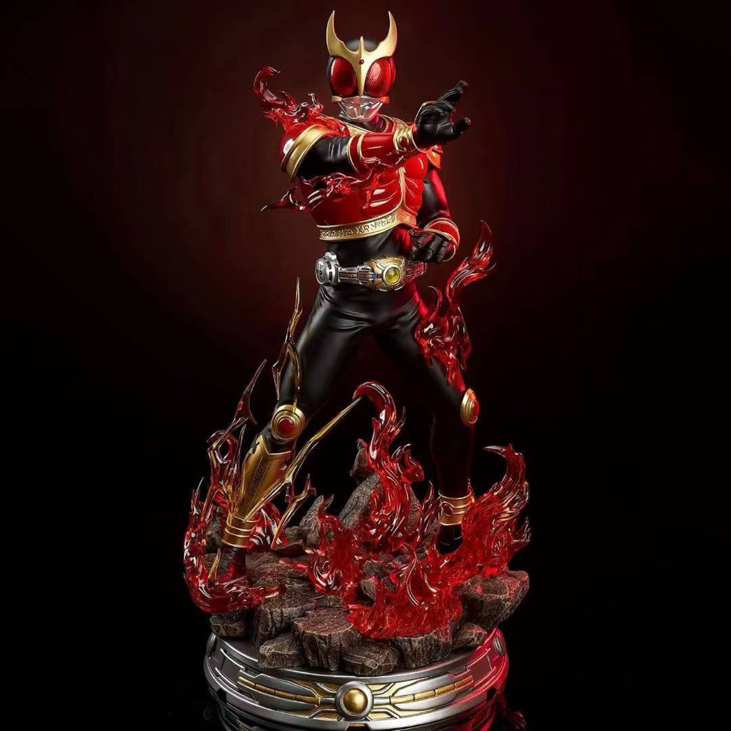 Kamen Rider Ultimate Black Eyes Omnipotent Rising Kuuga Illuminating Figure Model Statue Ornament Bi