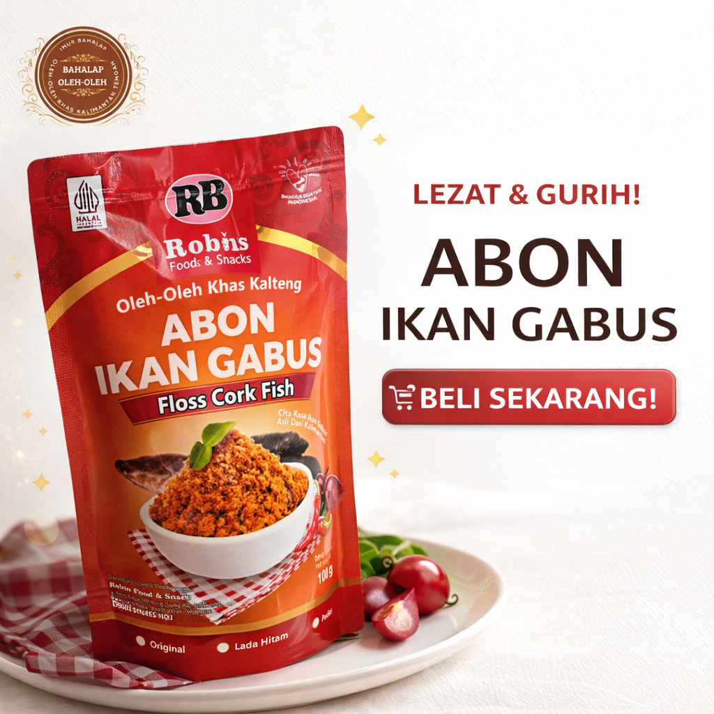 Abon Haruan/Gabus/Kutuk Kaya Albumin Asli Kalimantan