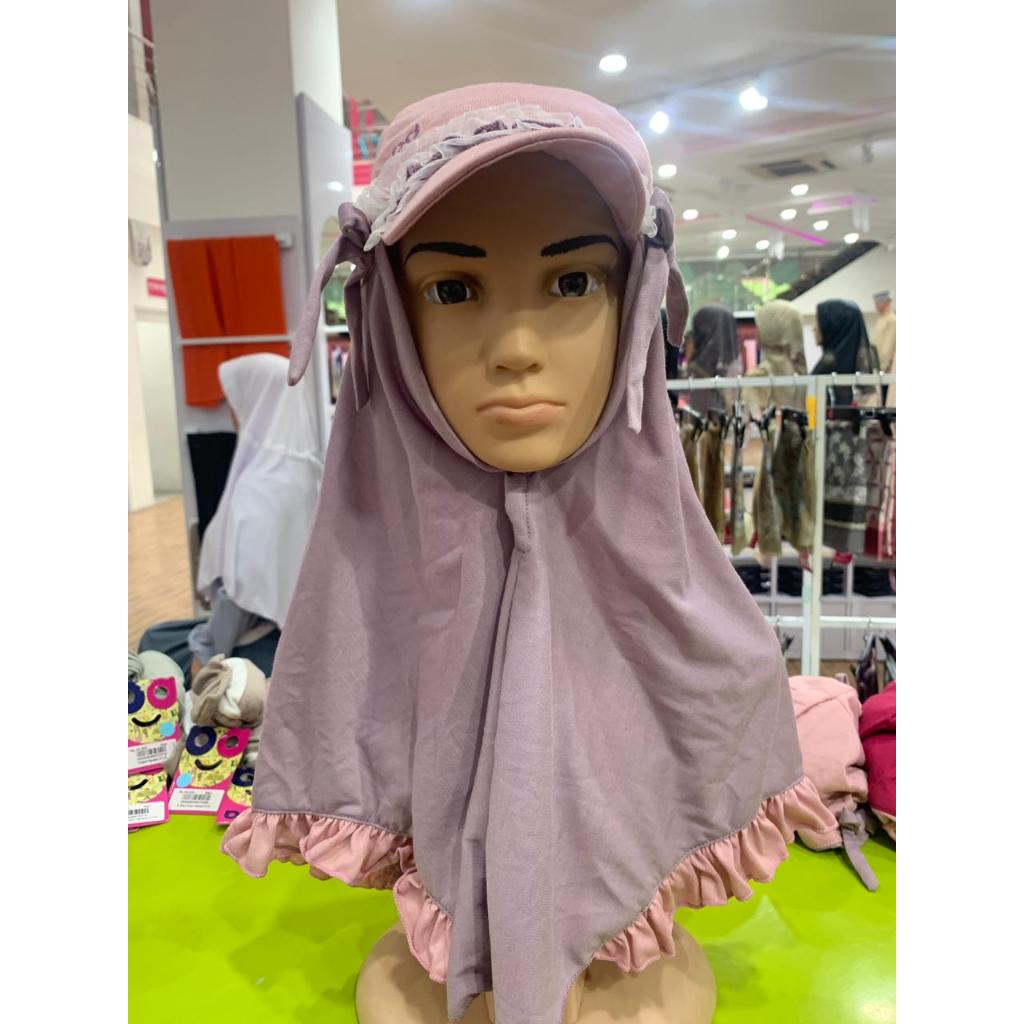 Krukid Jenie | Kerudung Topi Jenie |  Kerudung Instan Anak Perempuan| Kerudung Topi | Kerudung Anak 