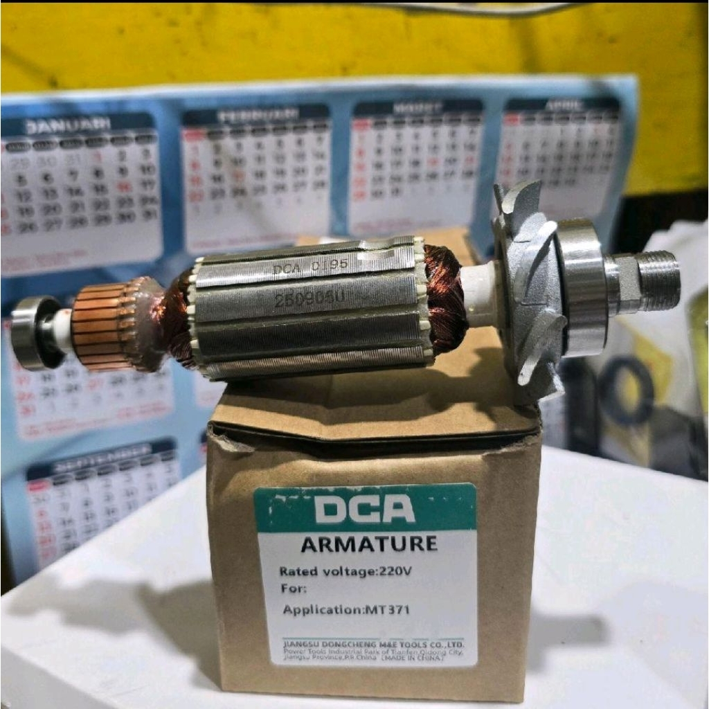 ARMATURE MAKITA 3709 DCA ANGKER ROTOR MESIN TRIMER ROUTER PROFIL MAKITA 3709 MESIN PROFIL 3709 DCA