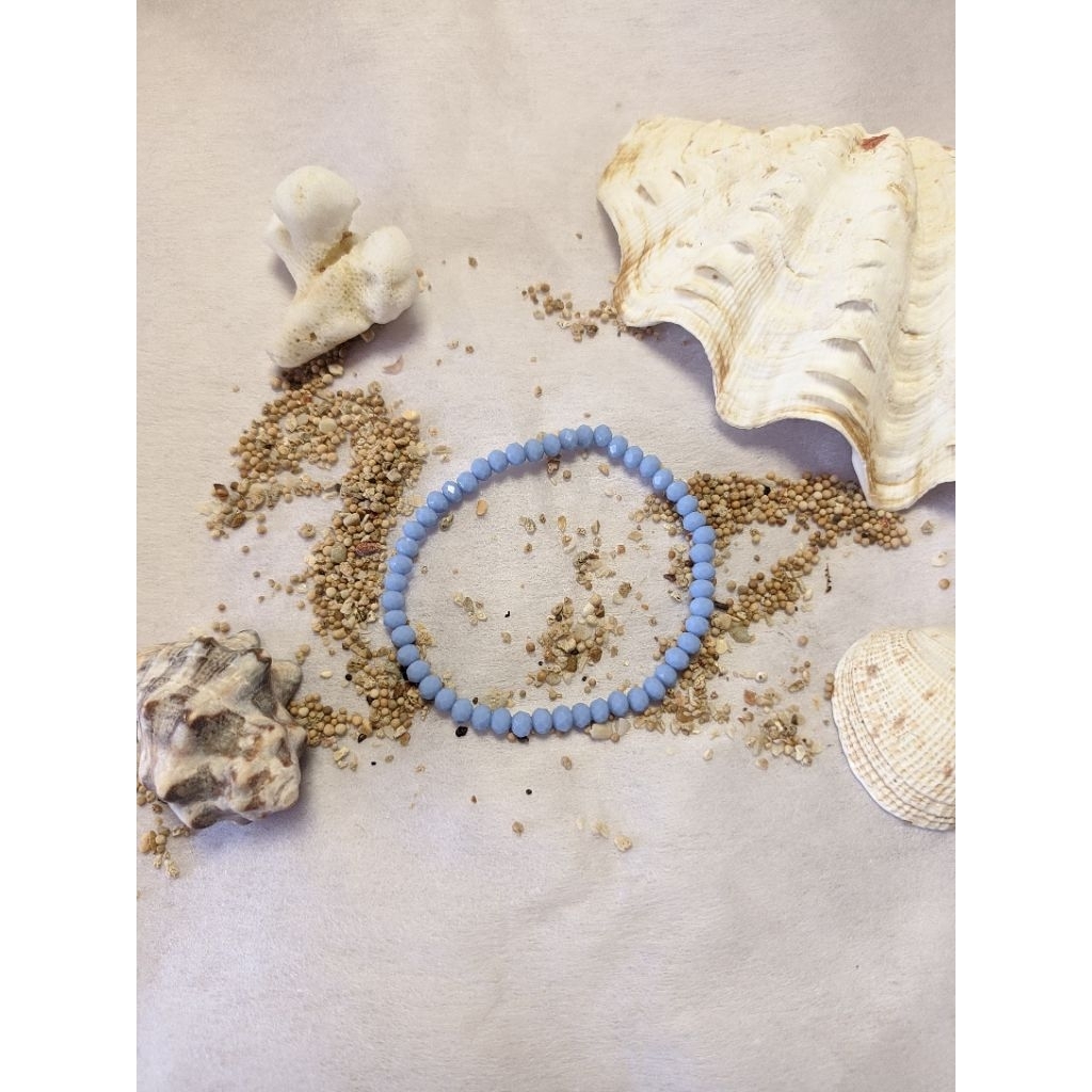 elang kristal 3mili biru laut mewah dan elegan