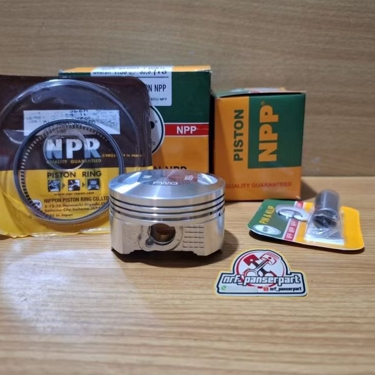 PISTON KIT/SEHER SET RING HONDA SONIC CS 1 CS1 /CS-1 OVER SIZE/OS STANDAR 25/50/75/100 (58/58,25/58,