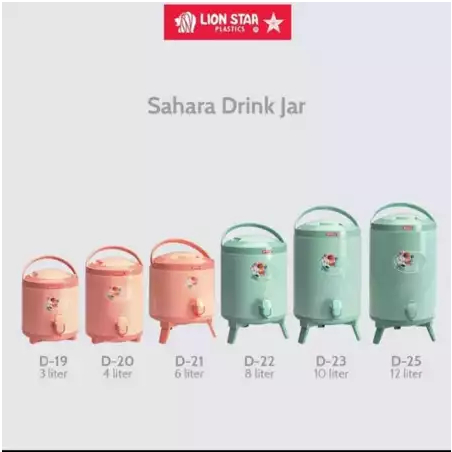 Drink Jar/ Termos Dispenser Plastik Sahara - Lionstar