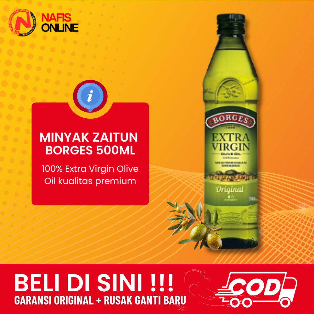 Borges Extra Virgin Olive Oil Original – Premium Olive Oil 500ml