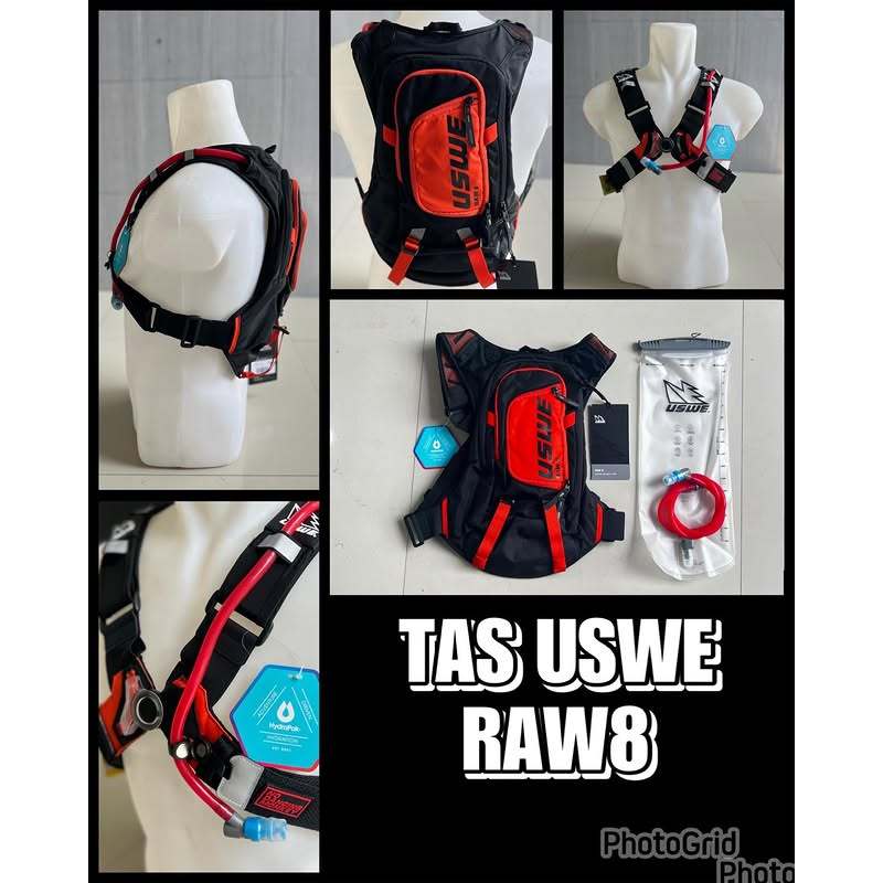 USWE RAW 8 Hydration Backpack - Tas Trail Enduro No Dancing Monkey - Original