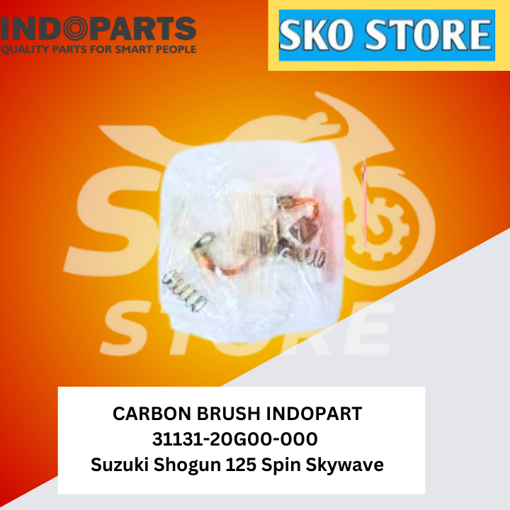 Carbon Brush 31131-20G00-000 Indopart Colboster Suzuki Shogun 125 Spin Skywave Original Murah