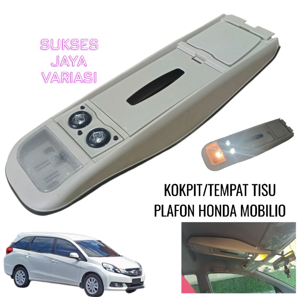 KOKPIT TEMPAT TISU KABIN/PLAFON MOBIL KHUSUS HONDA MOBILIO ROOF CONSOLE HONDA MOBILIO