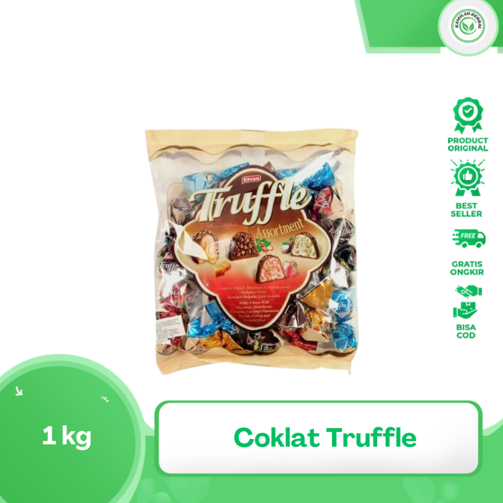 Coklat Truffle  Elvan Assortment Chocolate 1kg