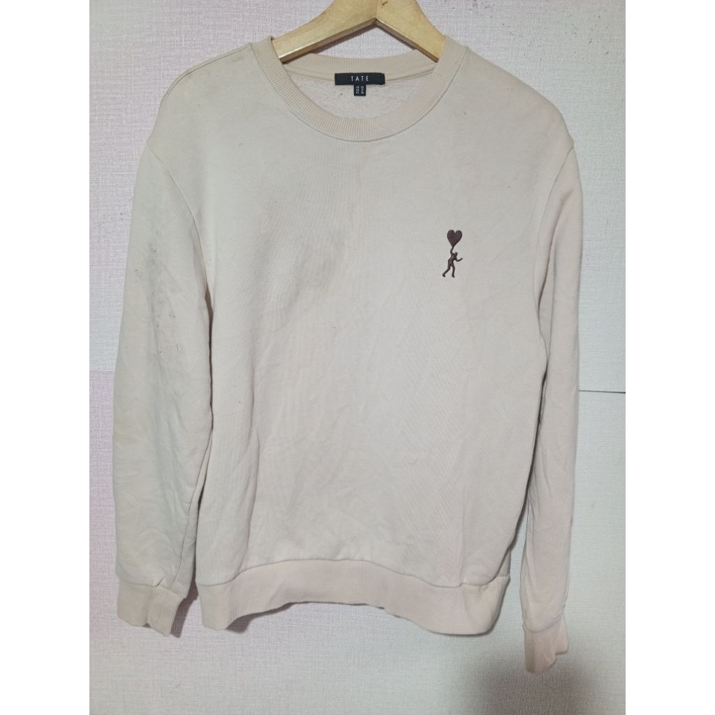 baju sweater lengan panjang Tate size M second