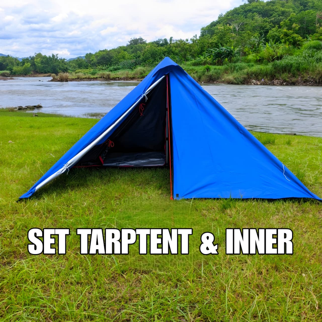 Set TARPTENT dan INNER Tarptent | Lengkap tinggaL pakai | Bahan Anti Air