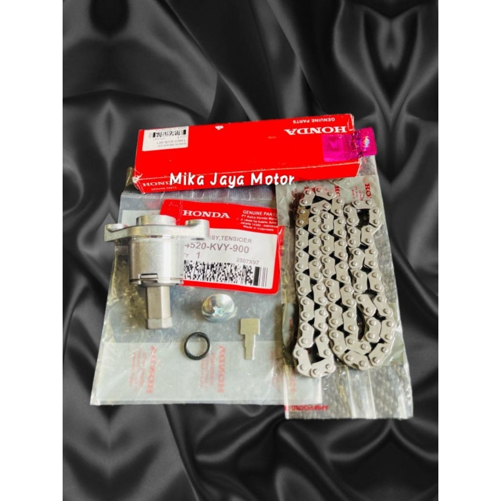 Tonjokan keteng+Rantai keteng KVY/KVB Honda Beat karbu,Scoopy karbu,Spacy karbu,Vario 110 Techno kar