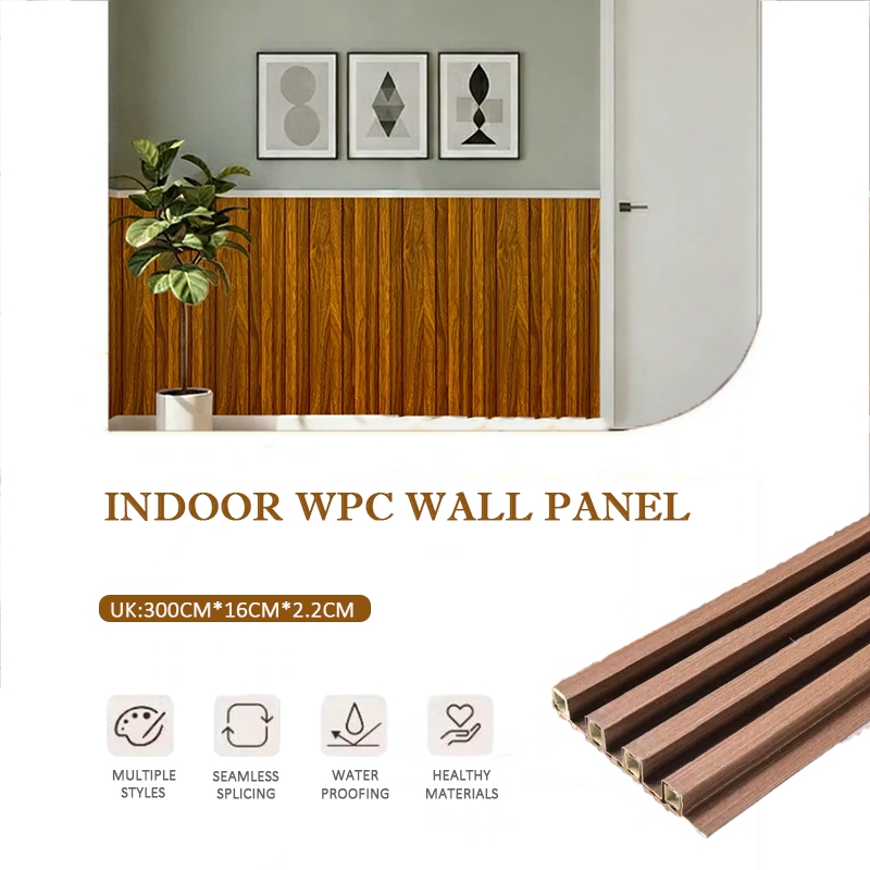 WPC Wall Panel 3M WallPanel PVC Dinding Backdrop TV WPC Panel Dinding Elegan PVC Wall Panel Dinding