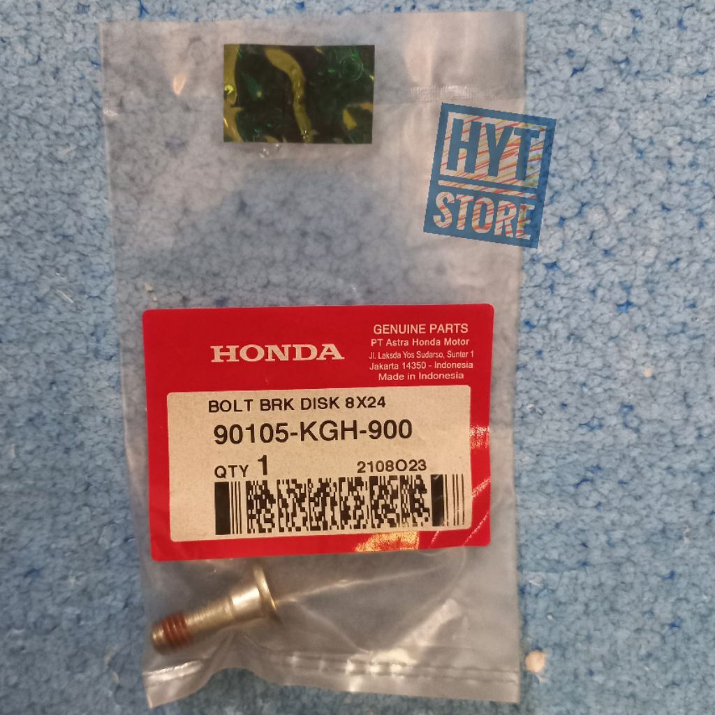 Baut Piringan Cakram Bolt Brake Disk 8x24 Motor Honda Matic Original 90105-KGH-900 / 90105KGH900