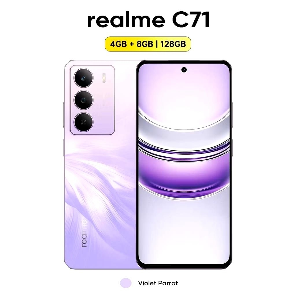 Realmi C71 Ram 4/128 - 6/128 - 8/128 Garansi Resmi 1 Tahun 1% Original