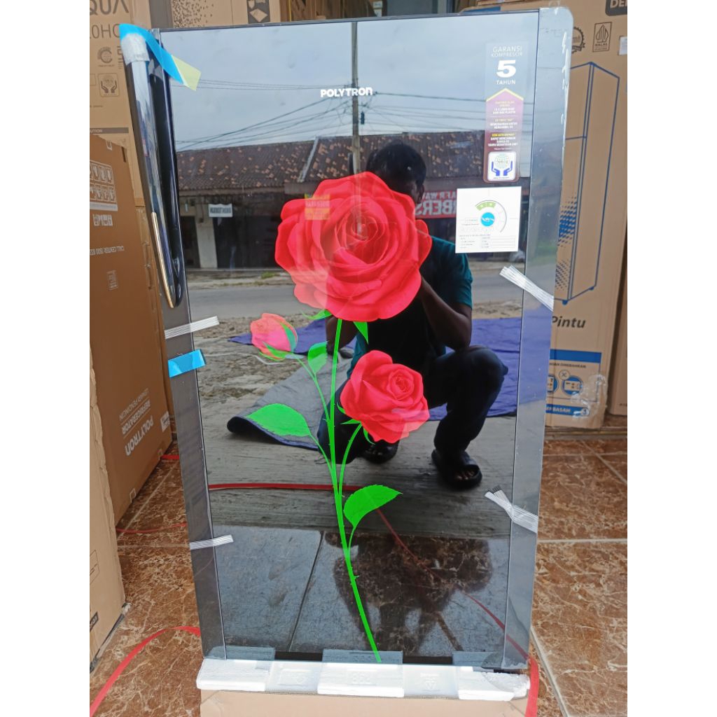 kulkas 1 pintu polytron /kulkas polytron 1 pintu 15drx