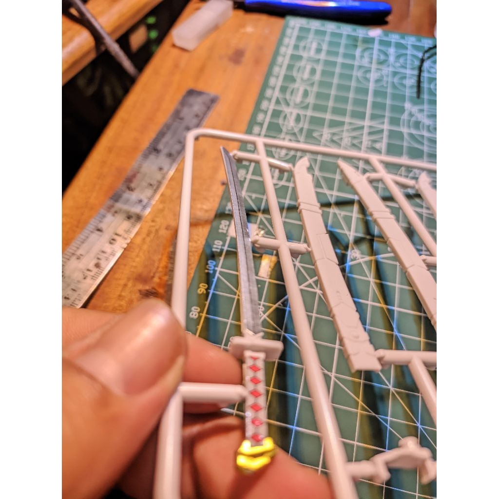 HG 1/144 Katana Astray Red Frame Gerbera Straight Sudah Rakit