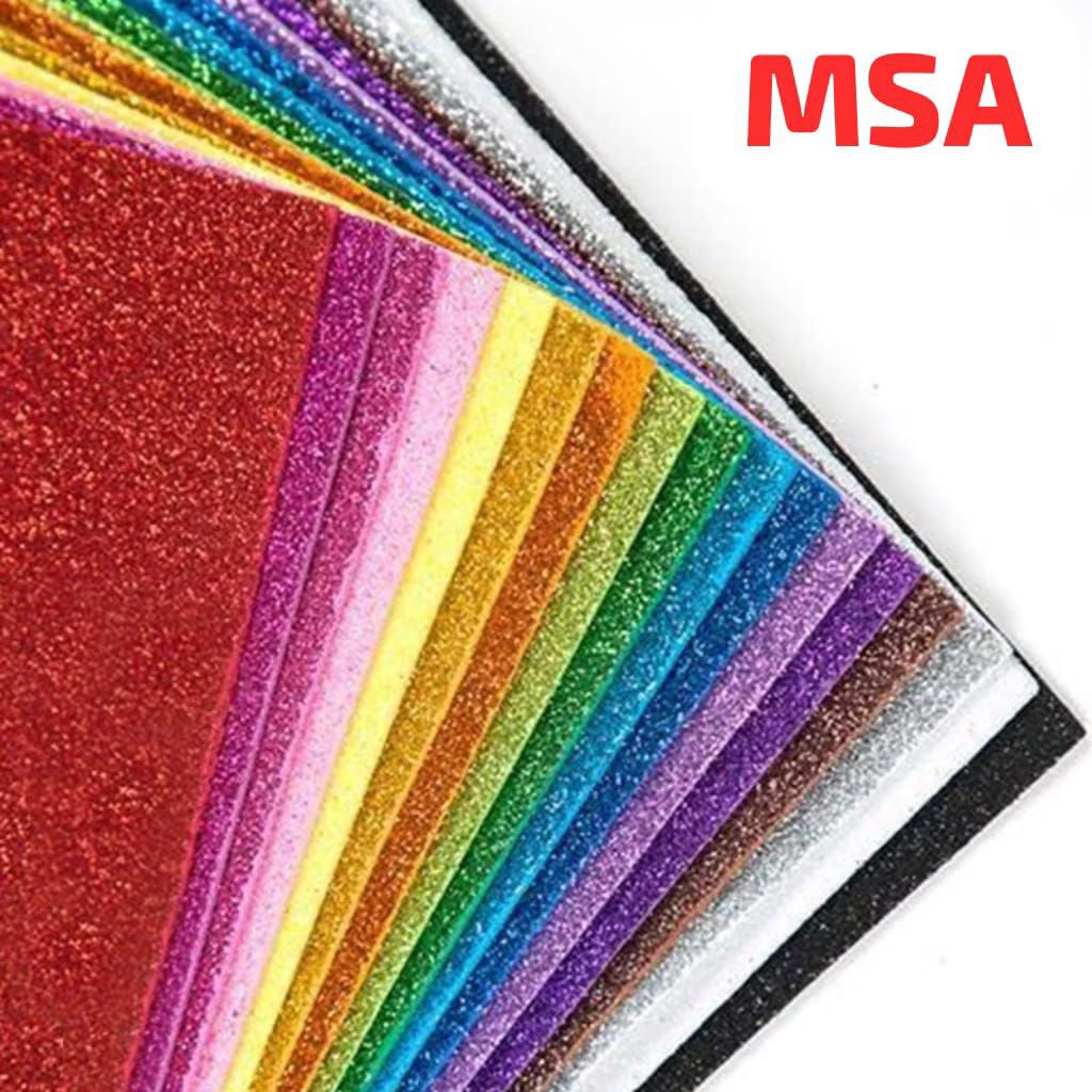 EVA FOAM GLITTER 40X60CM jumbo merk NCL