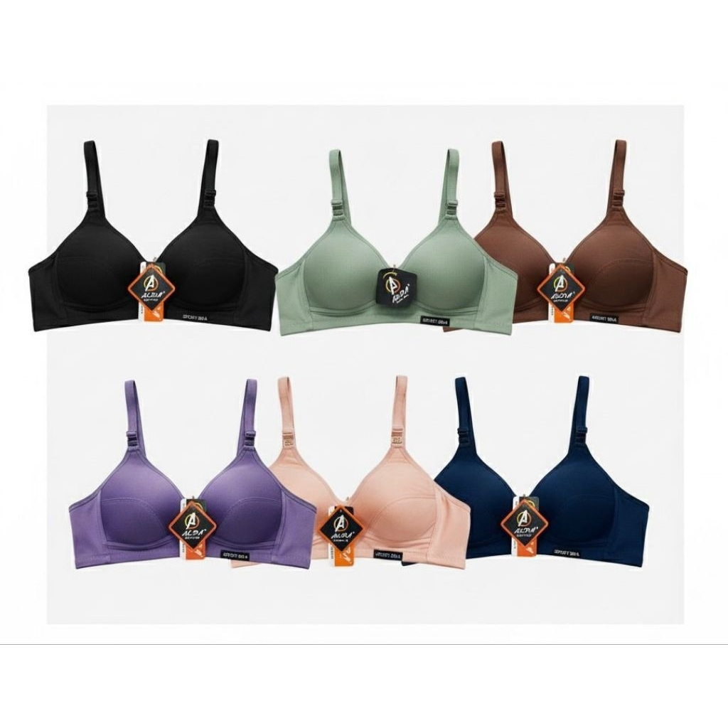 ( ISi 3 pcs ) Bra Sport Wanita Spot Bra Tanpa busa wanita dewasa dan Remaja murah meriah BH tanpa ka