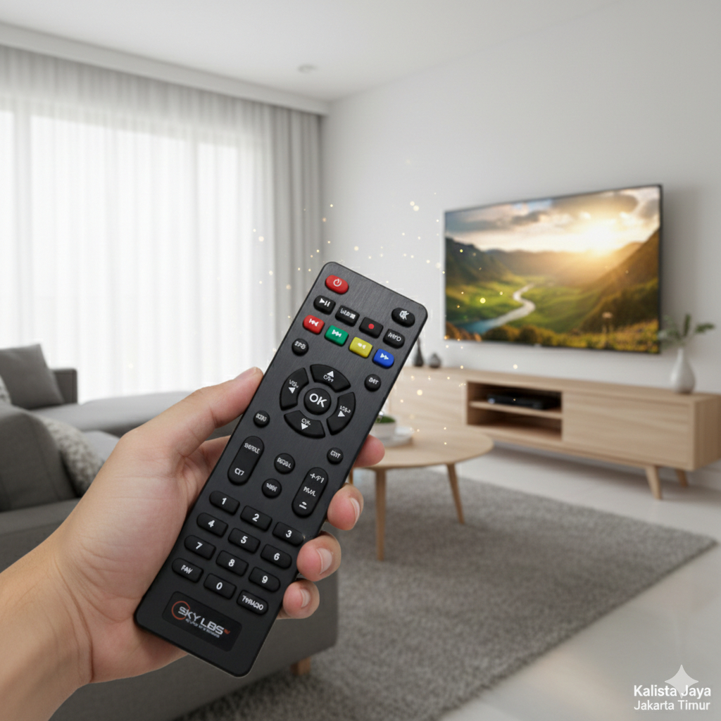 REMOTE REMOT RECEIVER PARABOLA SKY LBS TV ORIGINAL